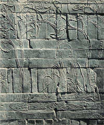 竹林七贤与荣启期模印砖画现存于南京博物院