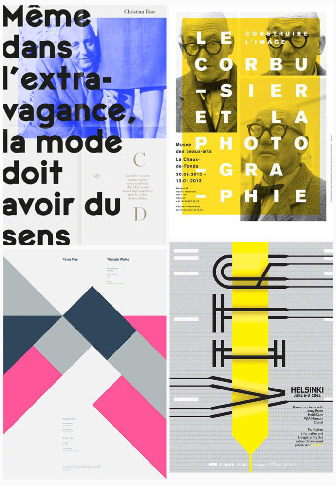 一组色块拼接海报设计,设计参考,需转.