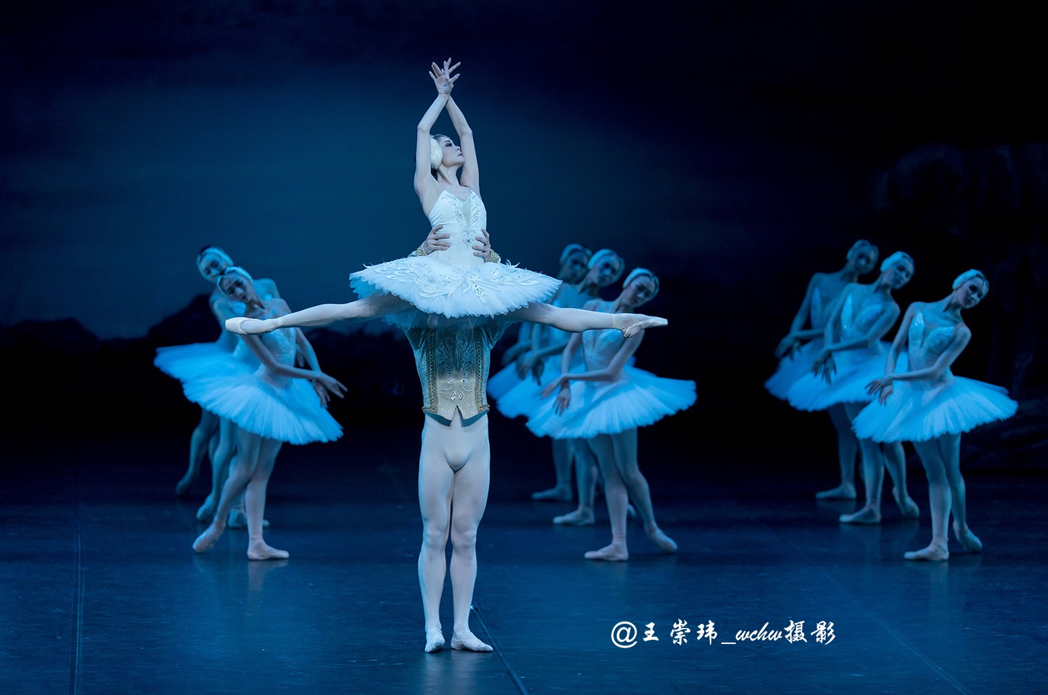 中央芭蕾舞团在国家大剧院演出古典芭蕾舞剧“天鹅湖”