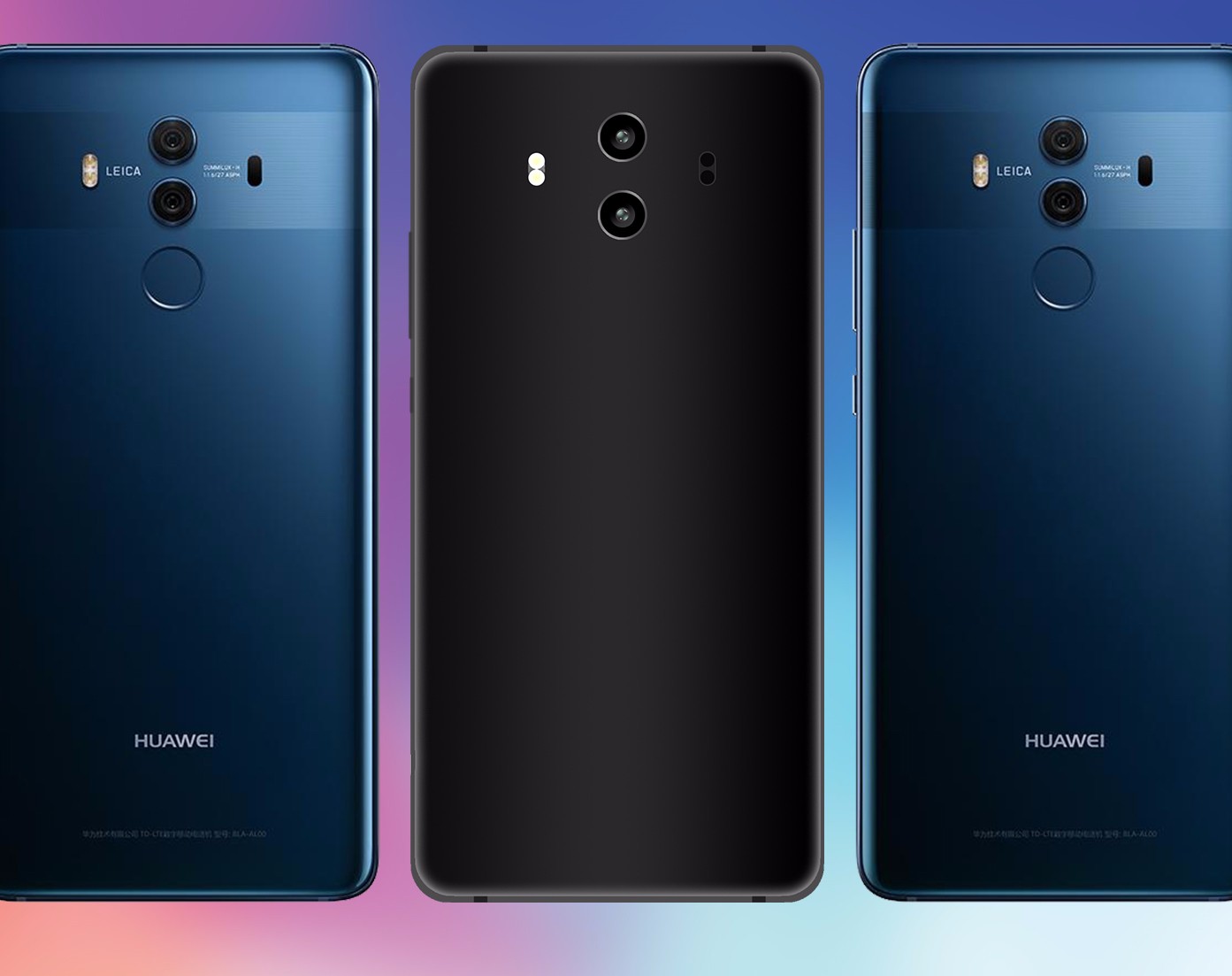 异形全面屏,概念版华为p20,对比华为mate10__财经头条