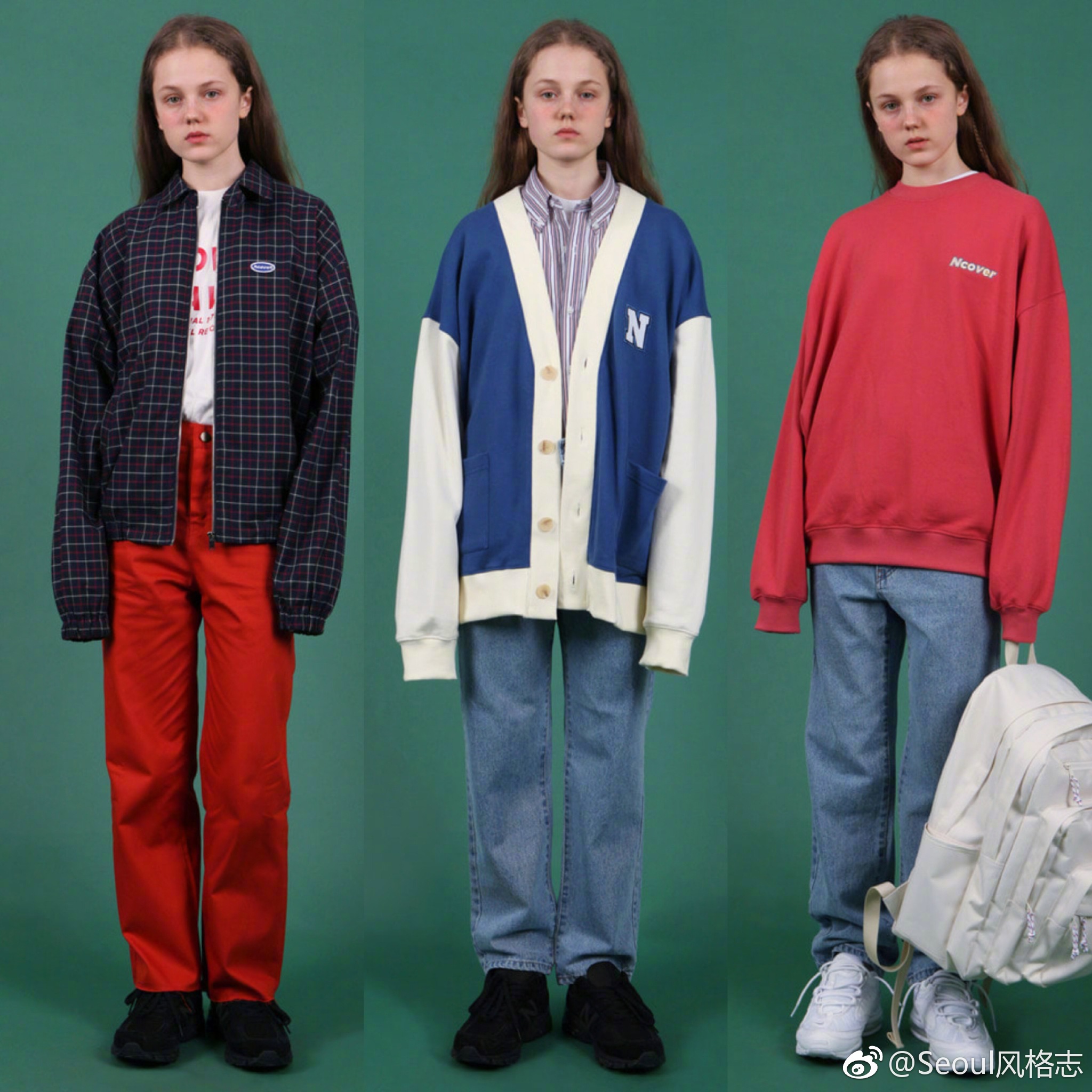 ncover 18 fw lookbook,适合酷女孩的中性街头风.