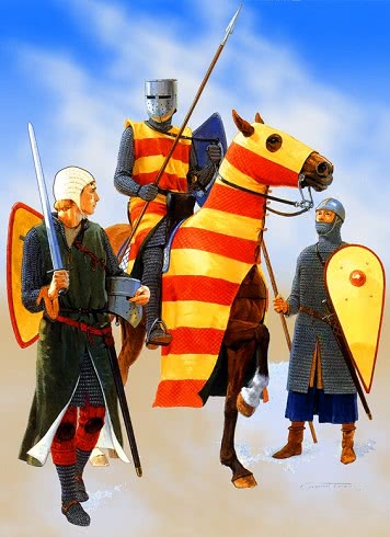 骑士|中世纪|战马_新浪网