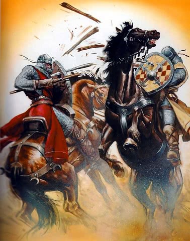 骑士|中世纪|战马_新浪网