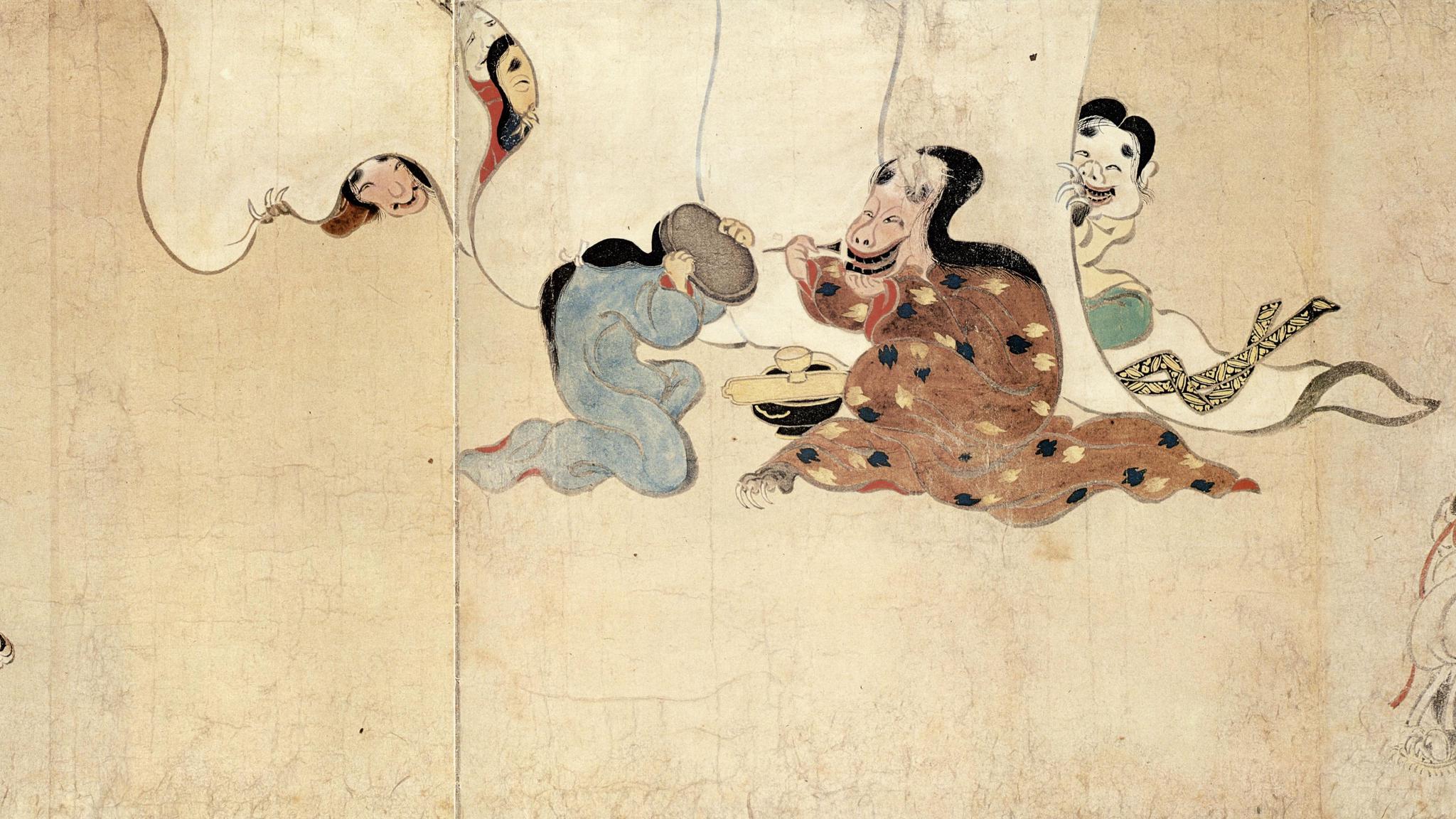 古书画|百鬼夜行绘卷|大德寺|土佐|局部|书画_新浪新闻