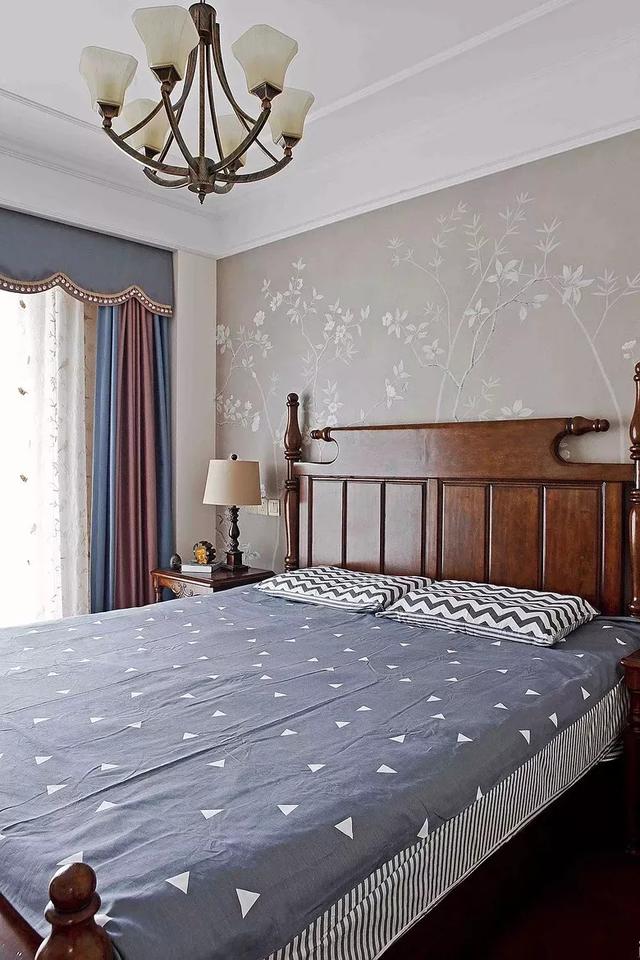 床头背景墙,贴这些墙布好漂亮!