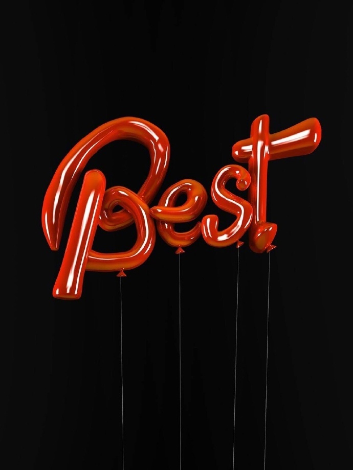 立体感强的字体视觉