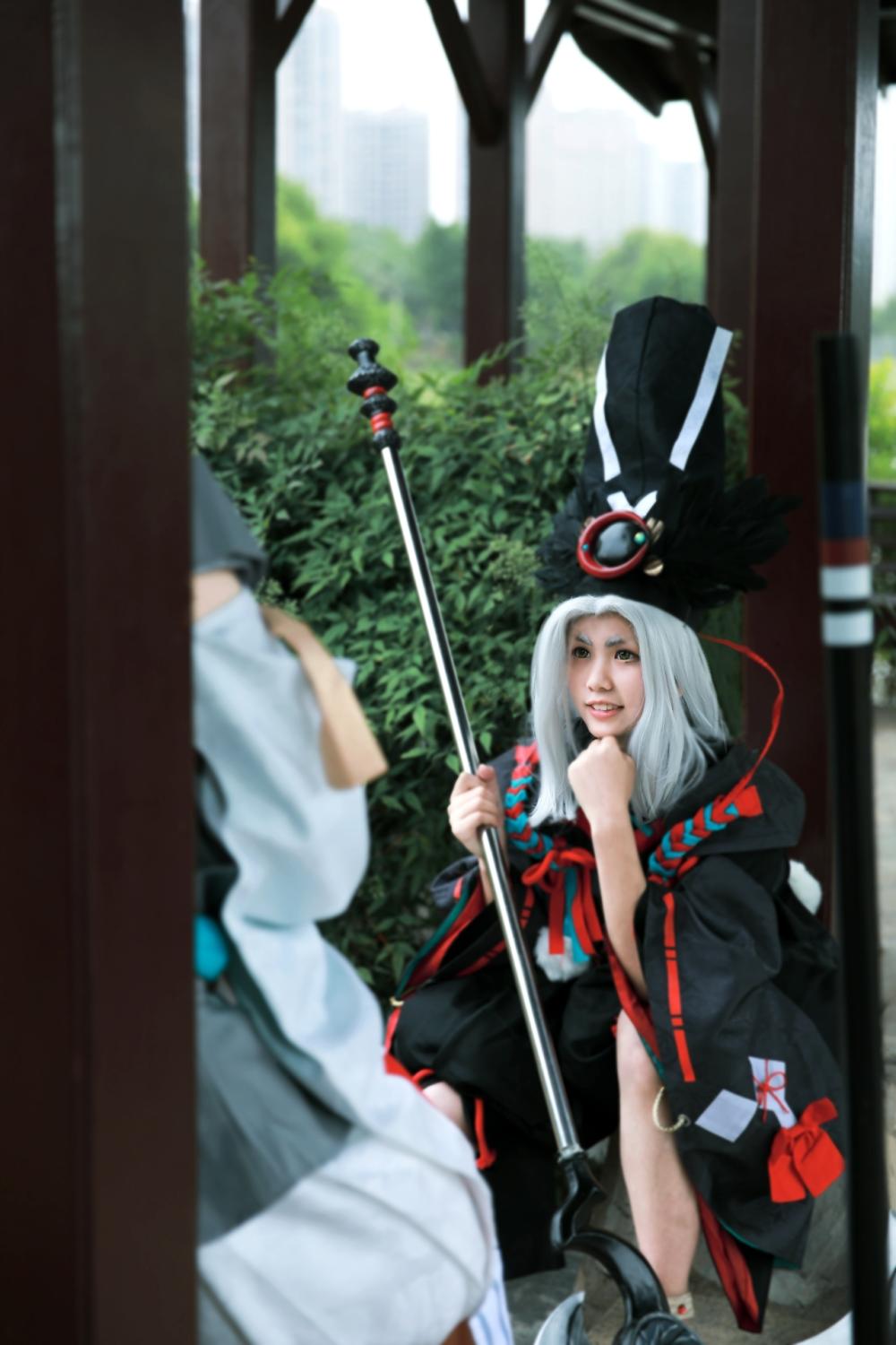 cos正片阴阳师黑白童子