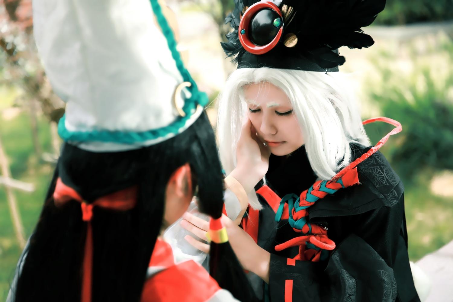 cos正片阴阳师黑白童子