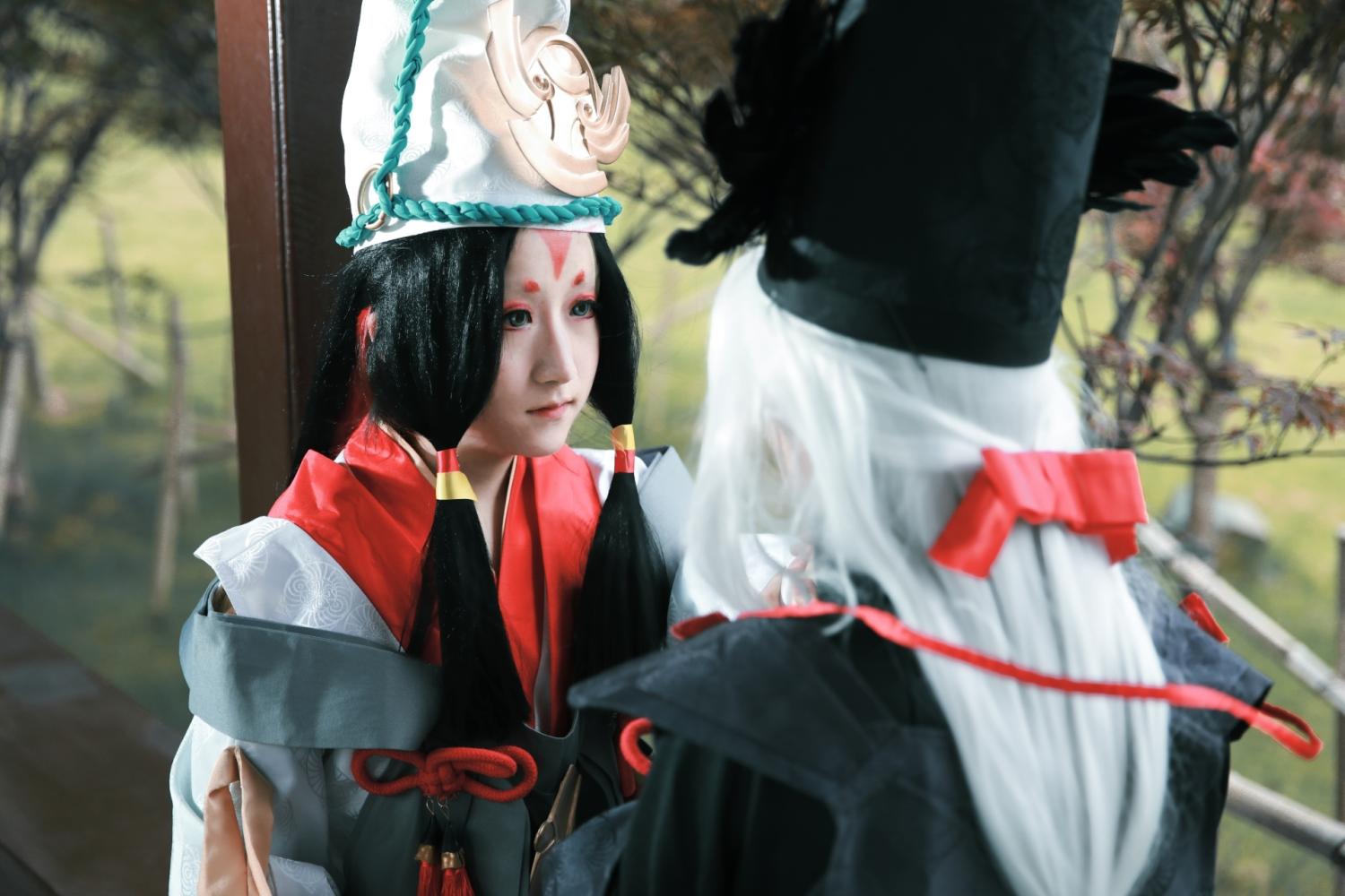 cos正片阴阳师黑白童子