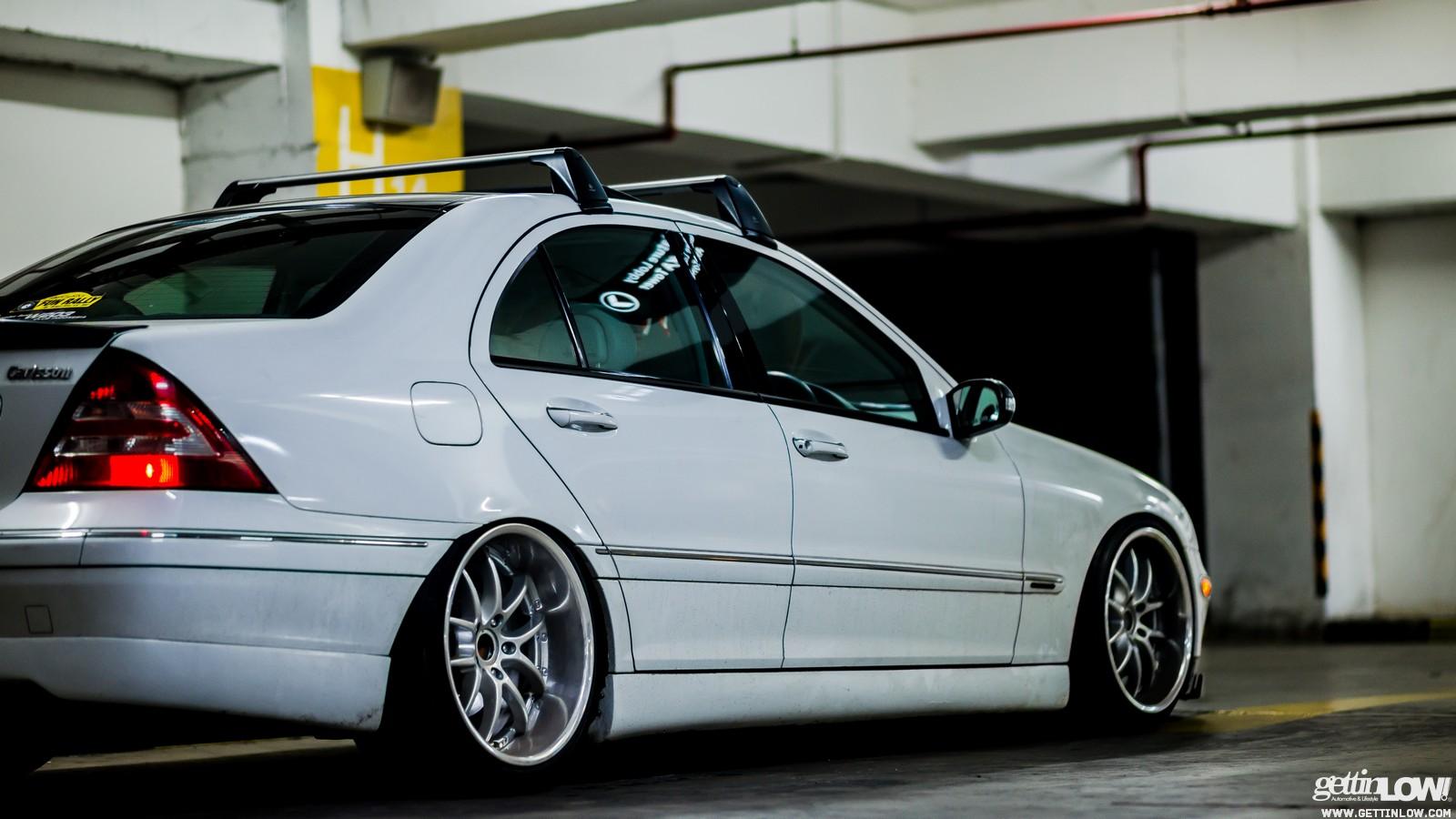 老款奔驰w203-c240改装案例