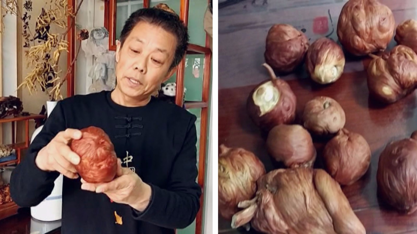 男子收集"树瘤"45年 雕刻后价值连城远销海外|瘿瘤