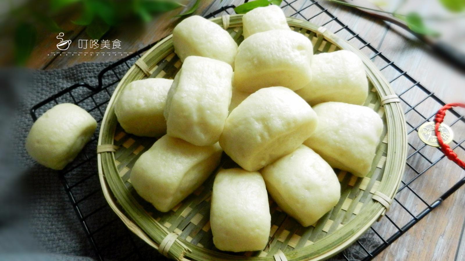 一碗面粉,一根山药,教你做又白又松软的小馒头,出锅了准疯抢