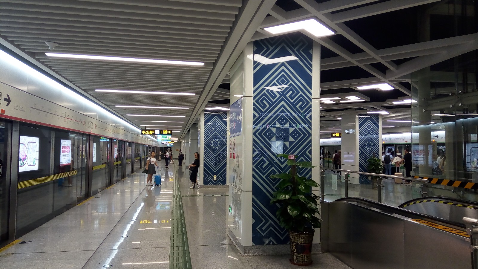 南宁地铁:路线图与收费表,1号地铁与2号地铁