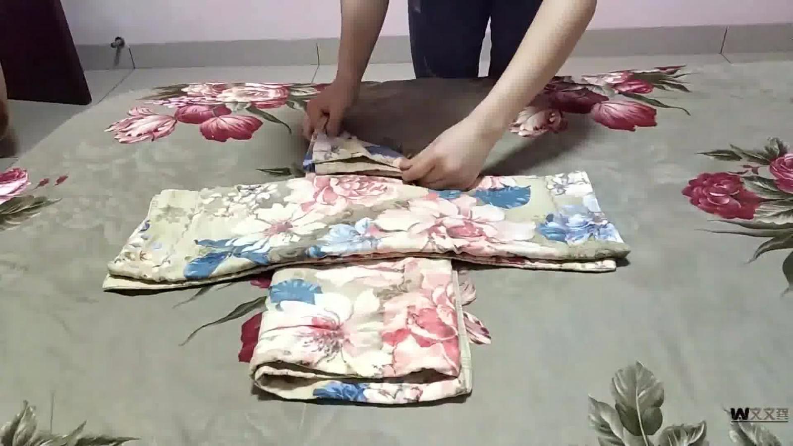 长款羽绒服如何收纳?奶奶教我这么做,衣柜瞬间变大了3倍