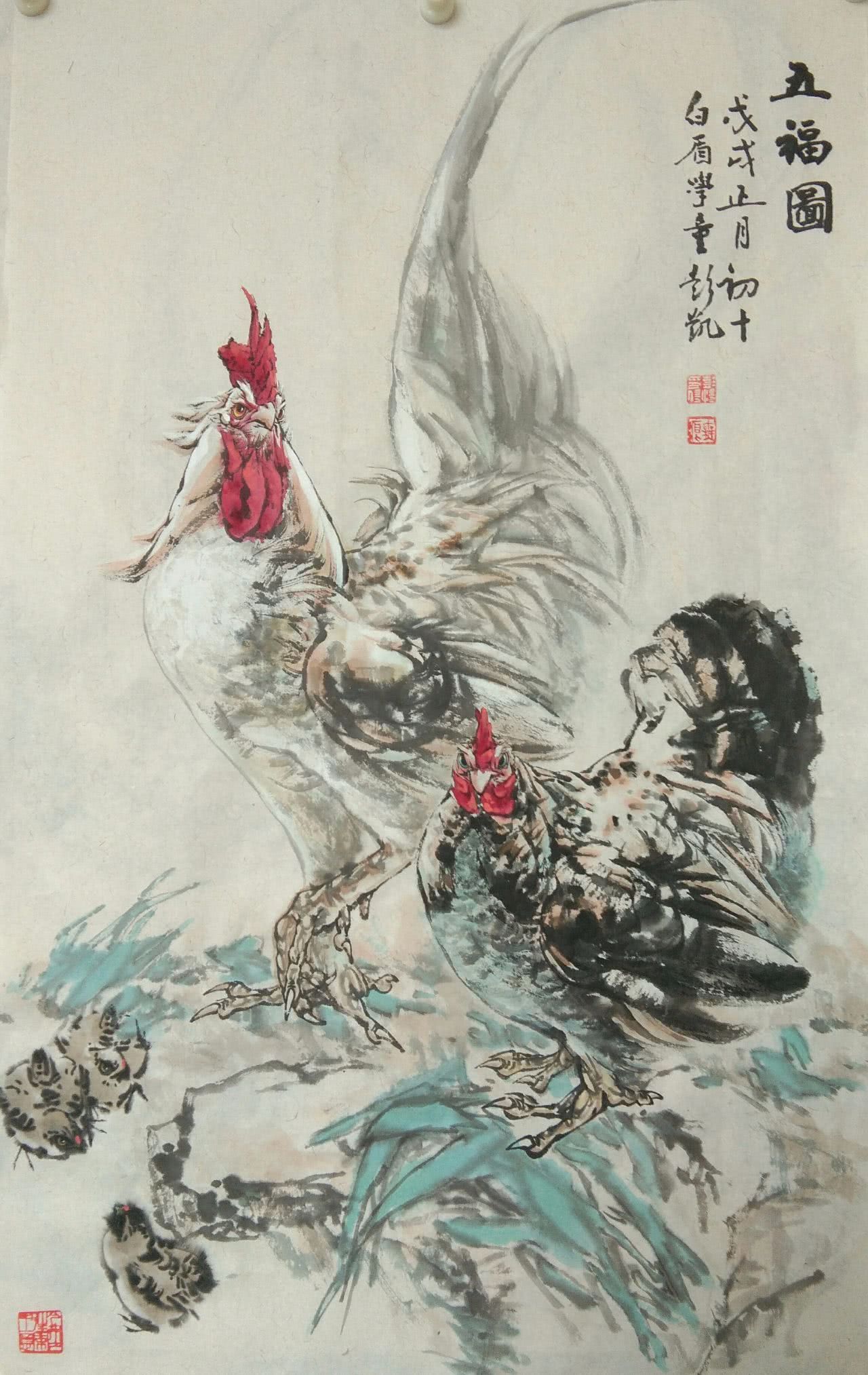 禅画师彭凯来自曾国藩故里书画之乡的国画家