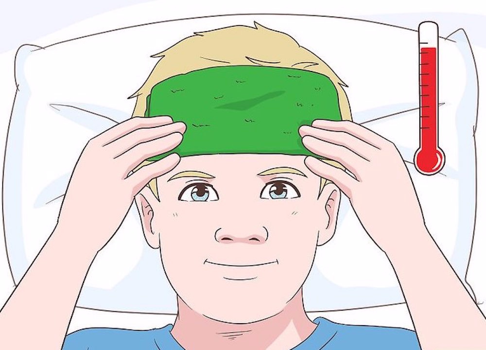 【头痛脑热,冷敷额头】感冒发烧,不可避免地会头痛脑热,不必着急,更