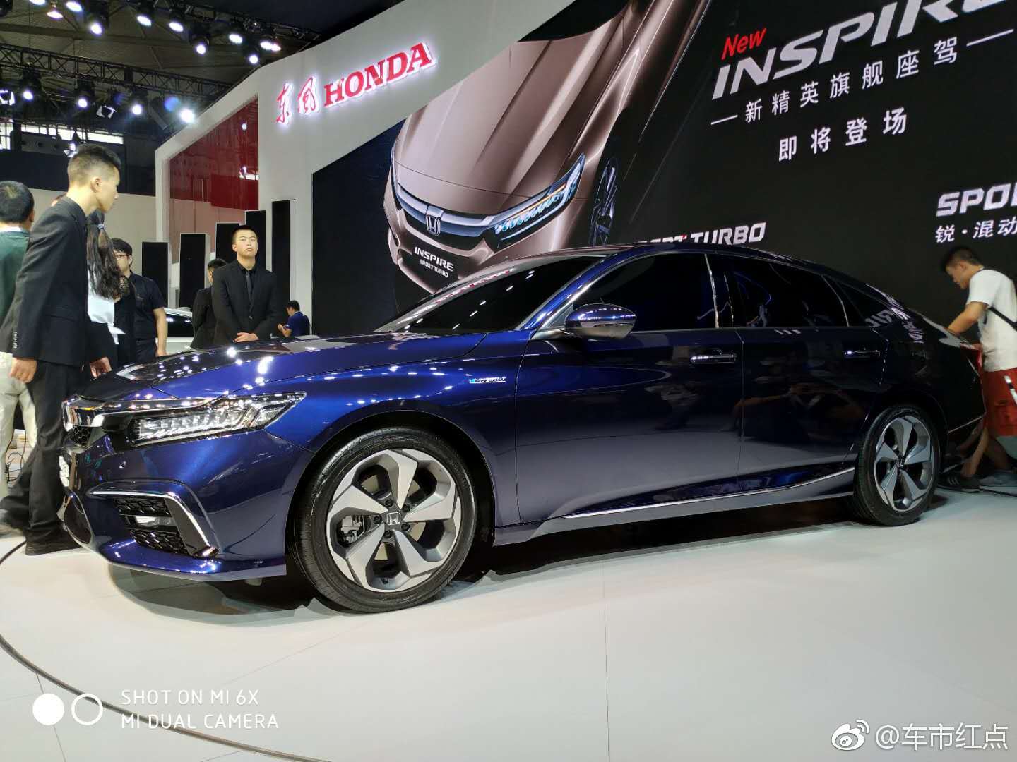 来自东风hondainspire新精英旗舰座驾锐t动锐混动新车亮相
