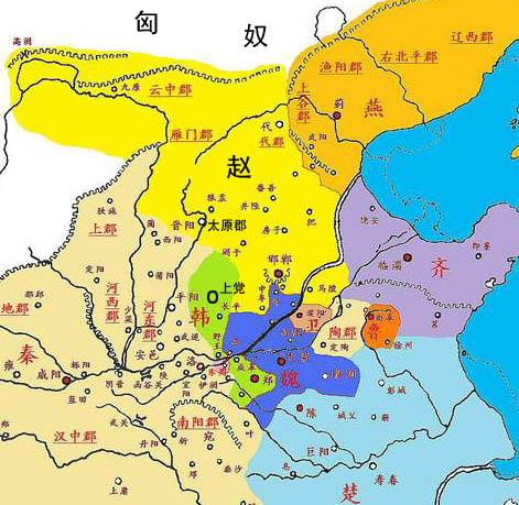 公元前260年地图高清图片
