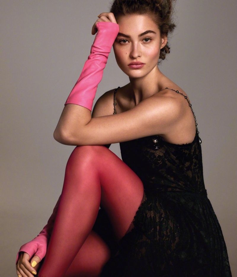 美国超模grace elizabeth 为《华尔街日报》( wsj_新浪看点