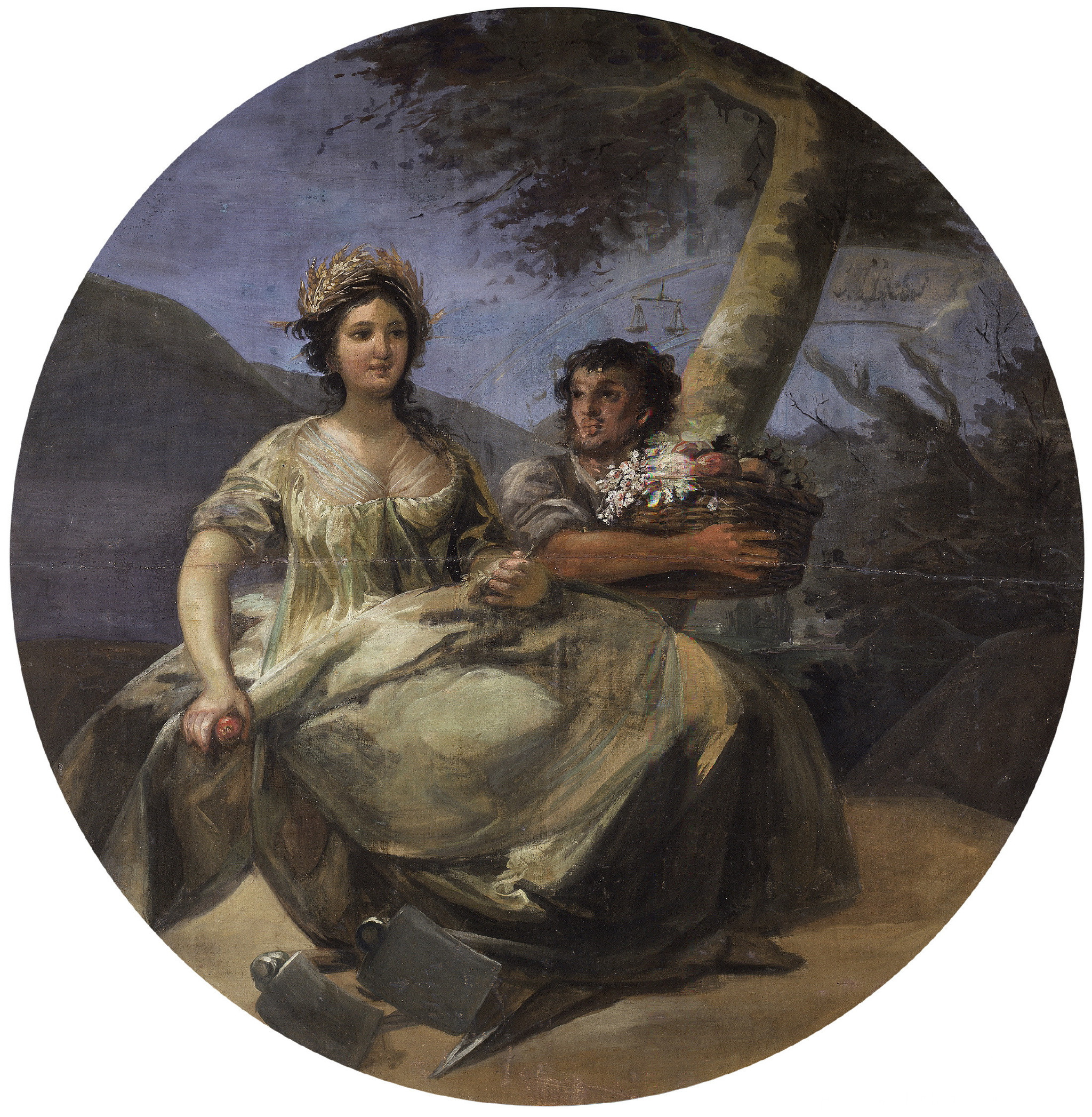 西班牙浪漫主义画派画家戈雅虽然他从没有建立自己的门派