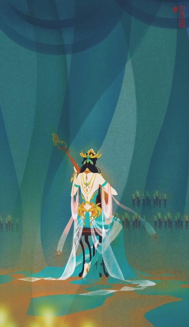 浮生绘梦雪月风花唯美插画