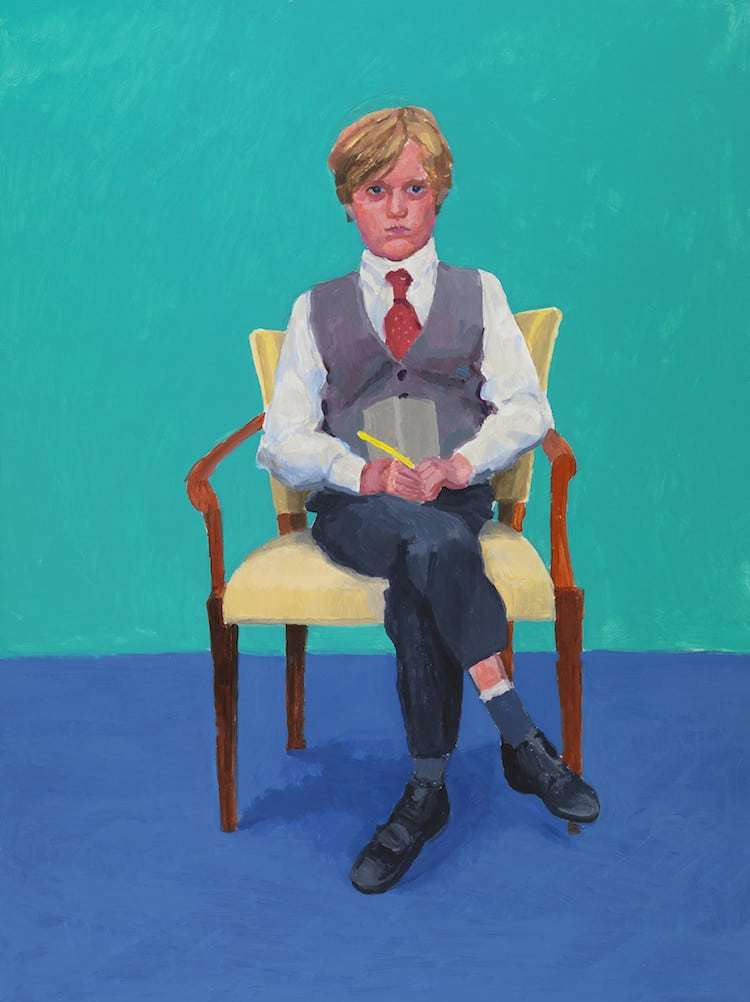 大卫霍克尼的肖像画