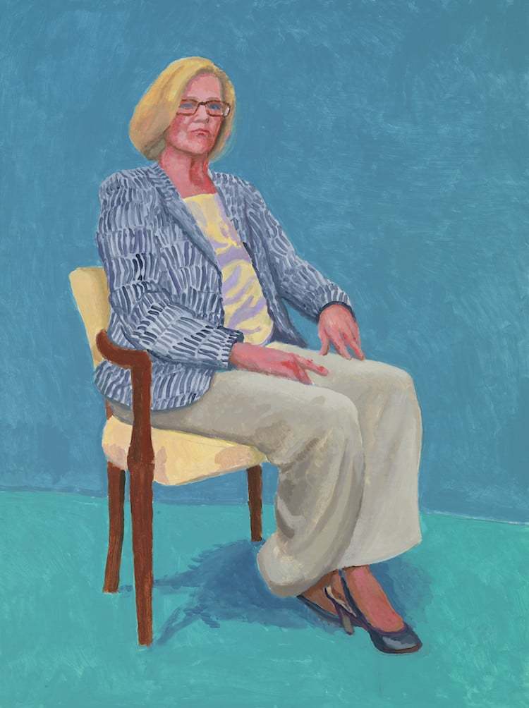 大卫霍克尼的肖像画