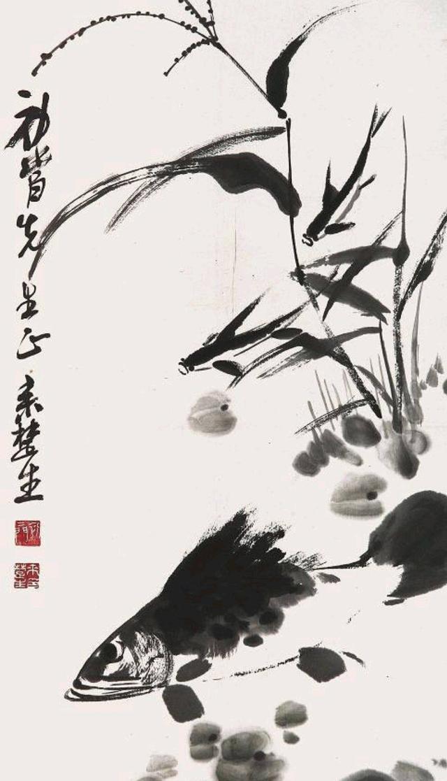 现代著名花鸟写意画家来楚生,精品国画作品欣赏!__财经头条