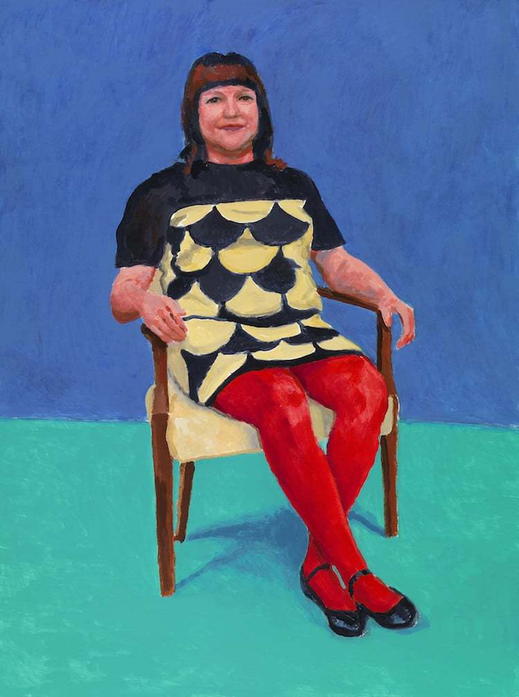 大卫霍克尼的肖像画