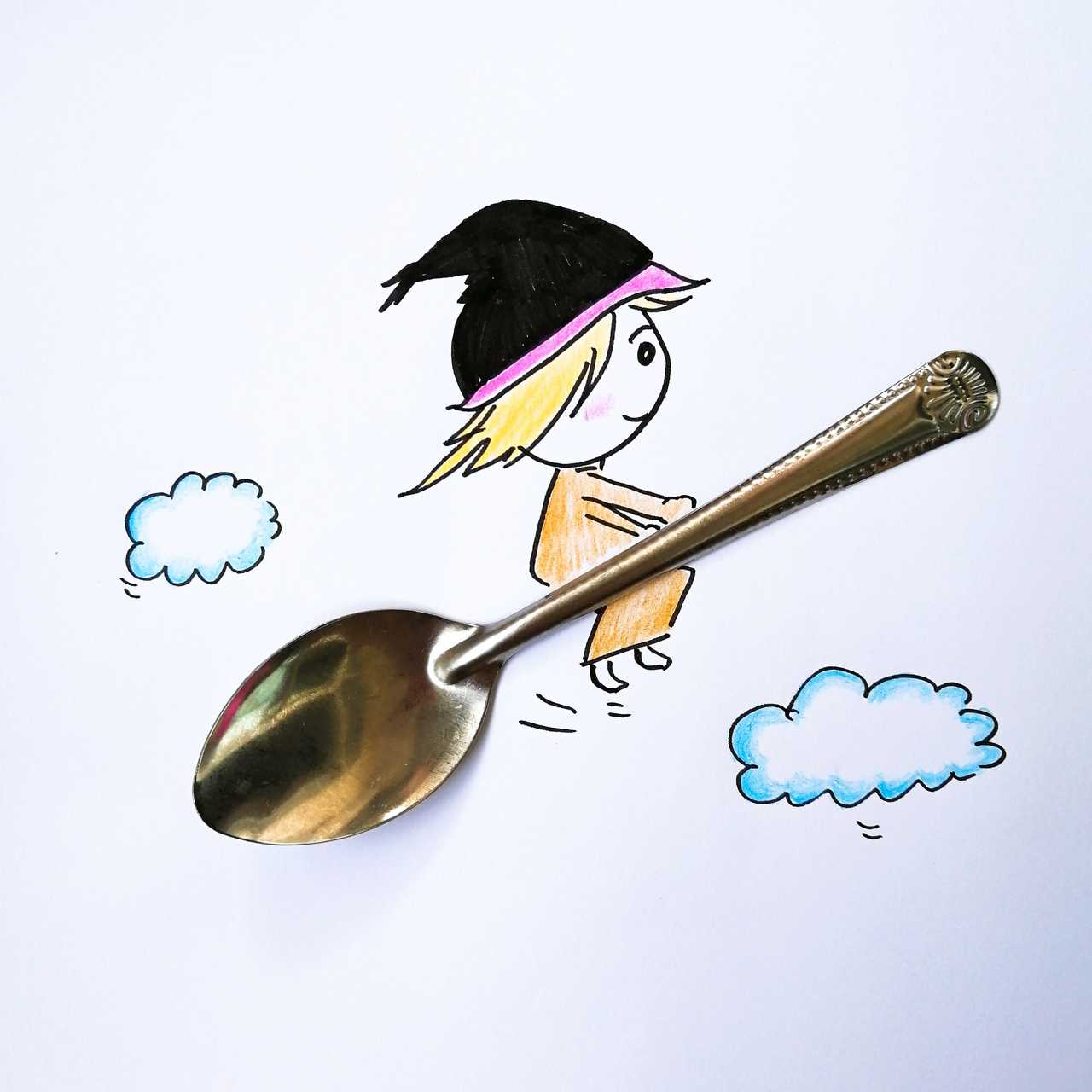 一组实物创意手绘你最喜欢哪个呀cr伊伊手绘笔记