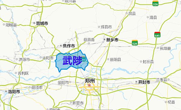 武陟县乡镇地图图片