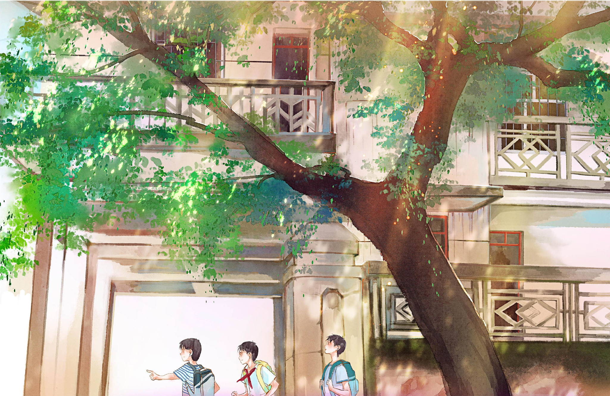 旧拾儿时少年的夏天的碎片来自画师曙暮寸光