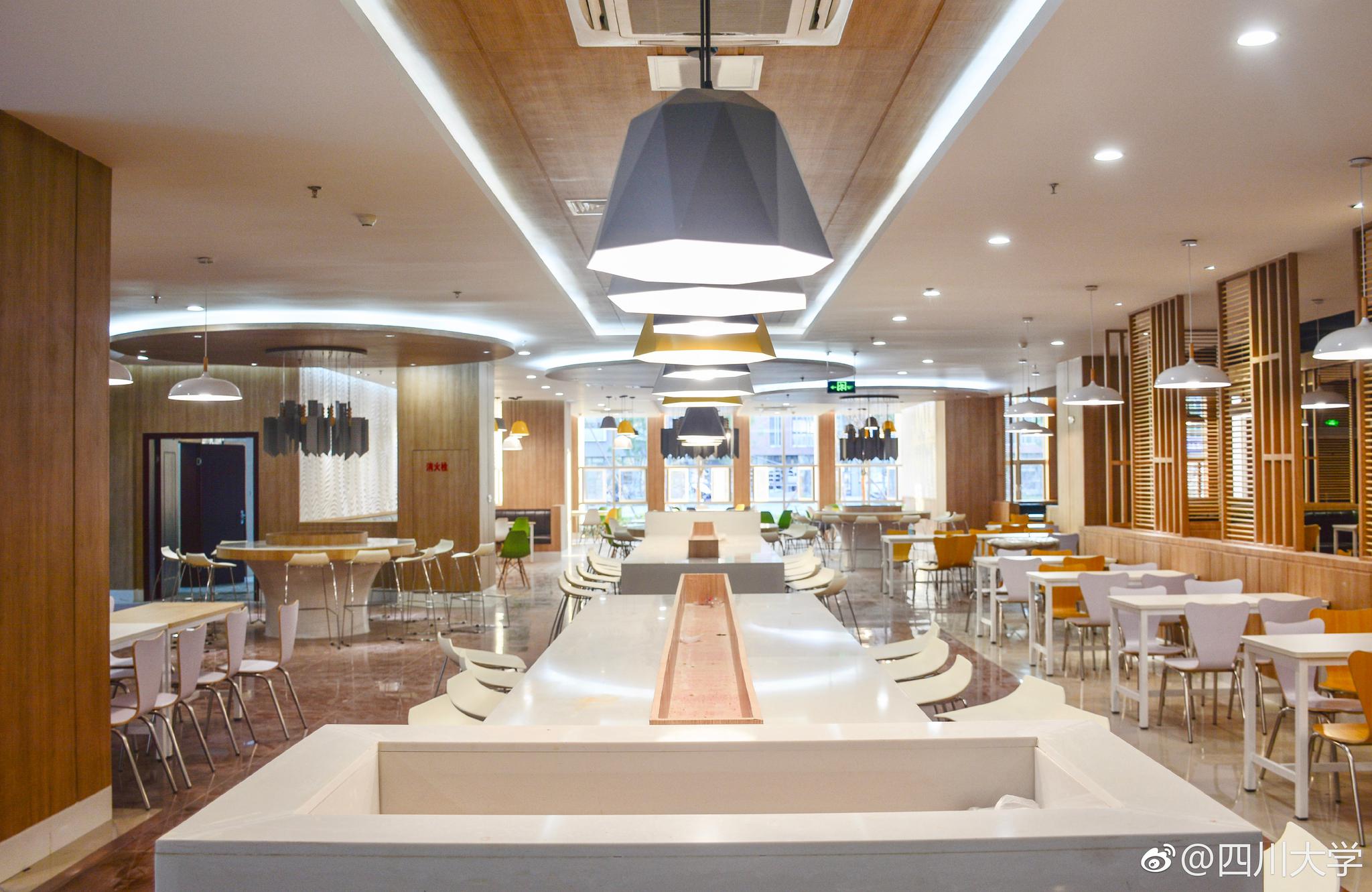 川大新食堂颜值爆表