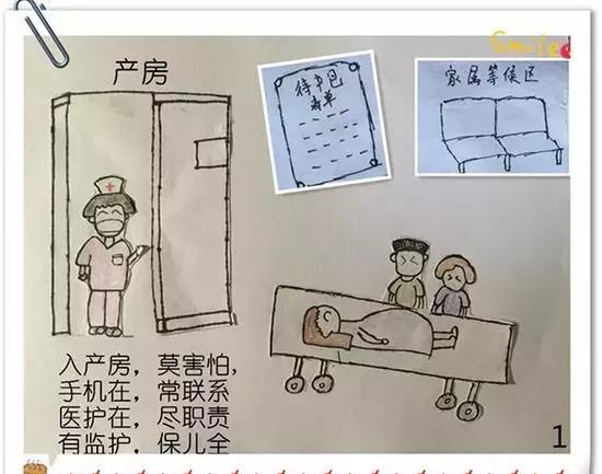"90后"助产士手绘暖心漫画,为产妇送上一颗"定心丸"