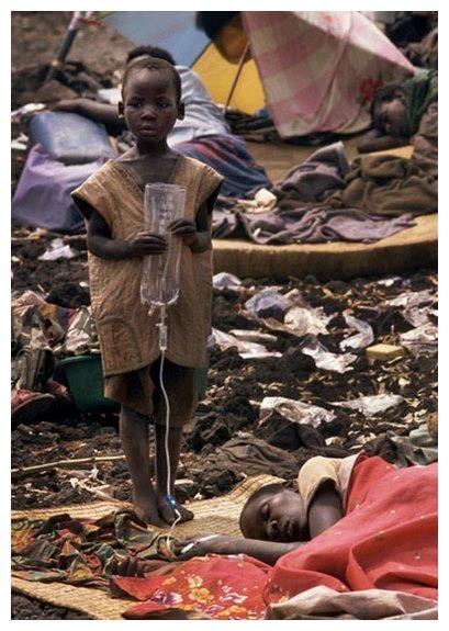 非洲难民饥饿图片