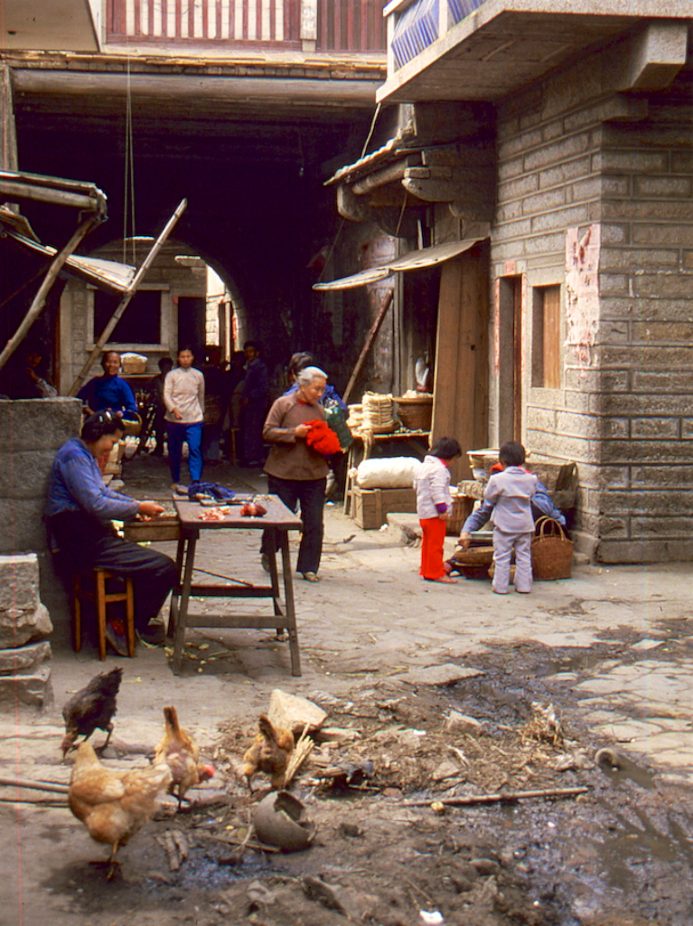 老照片福建惠安1986年沃辛顿
