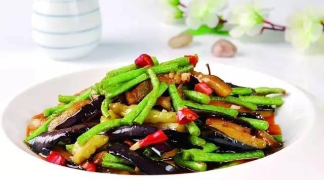 茄子烧豆角