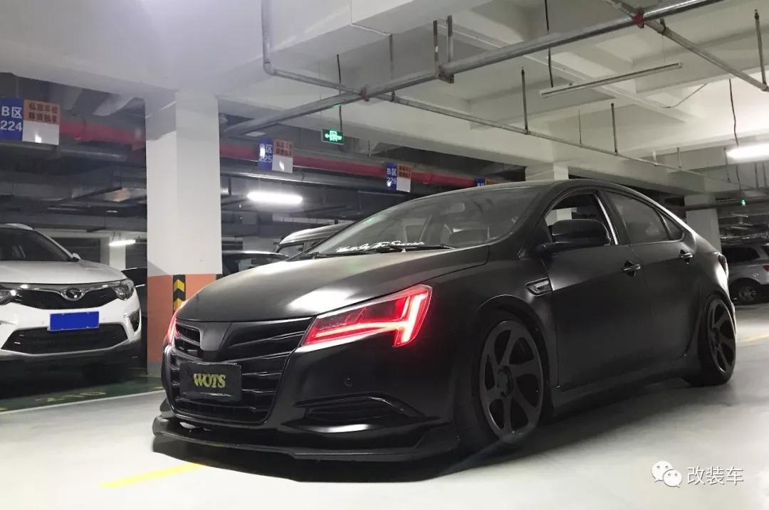 千年难遇的小众改装案例, 纳智捷纳5变身"黑武士"风格!