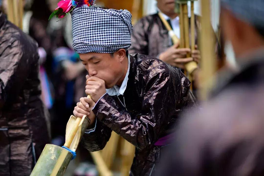 贵州: 从江苗族群众吹笙跳舞欢度“燕子节”|从江|燕子|苗族_新浪新闻