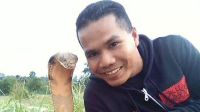 泰国男子与眼镜蛇成婚同吃同住,感觉它是故去的女友