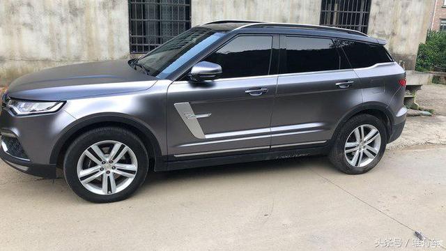 众泰t700的逆袭全车改色后比路虎还好看