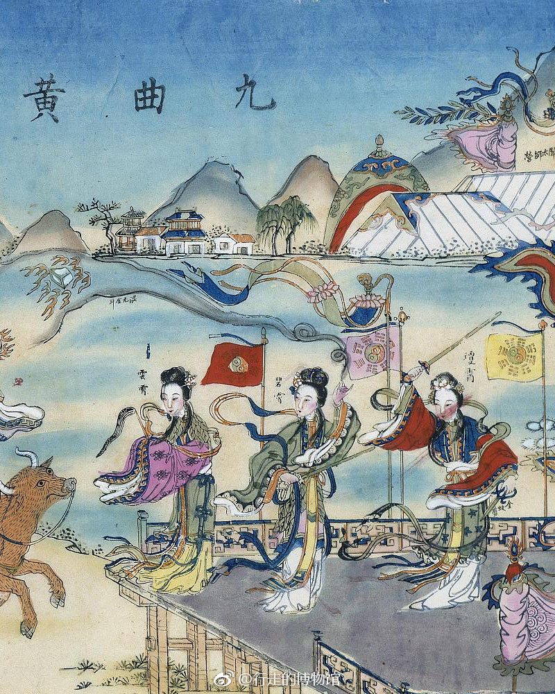 九曲黄河阵三霄阵法三宵为云霄琼霄碧霄三霄为给赵公明报仇