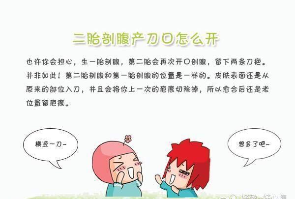 给伟大的二胎剖腹产妈妈打打气