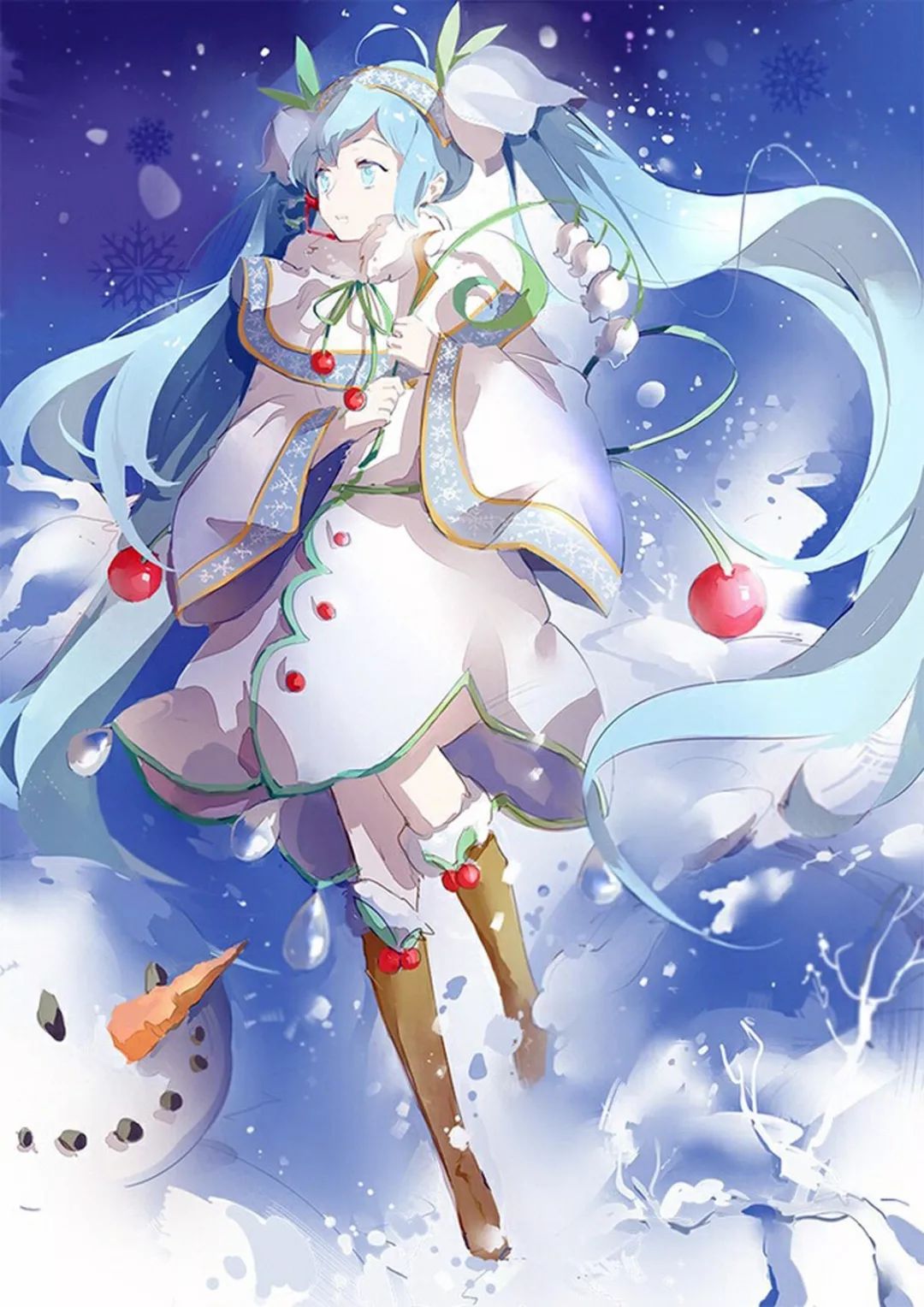 本期壁纸为雪初音