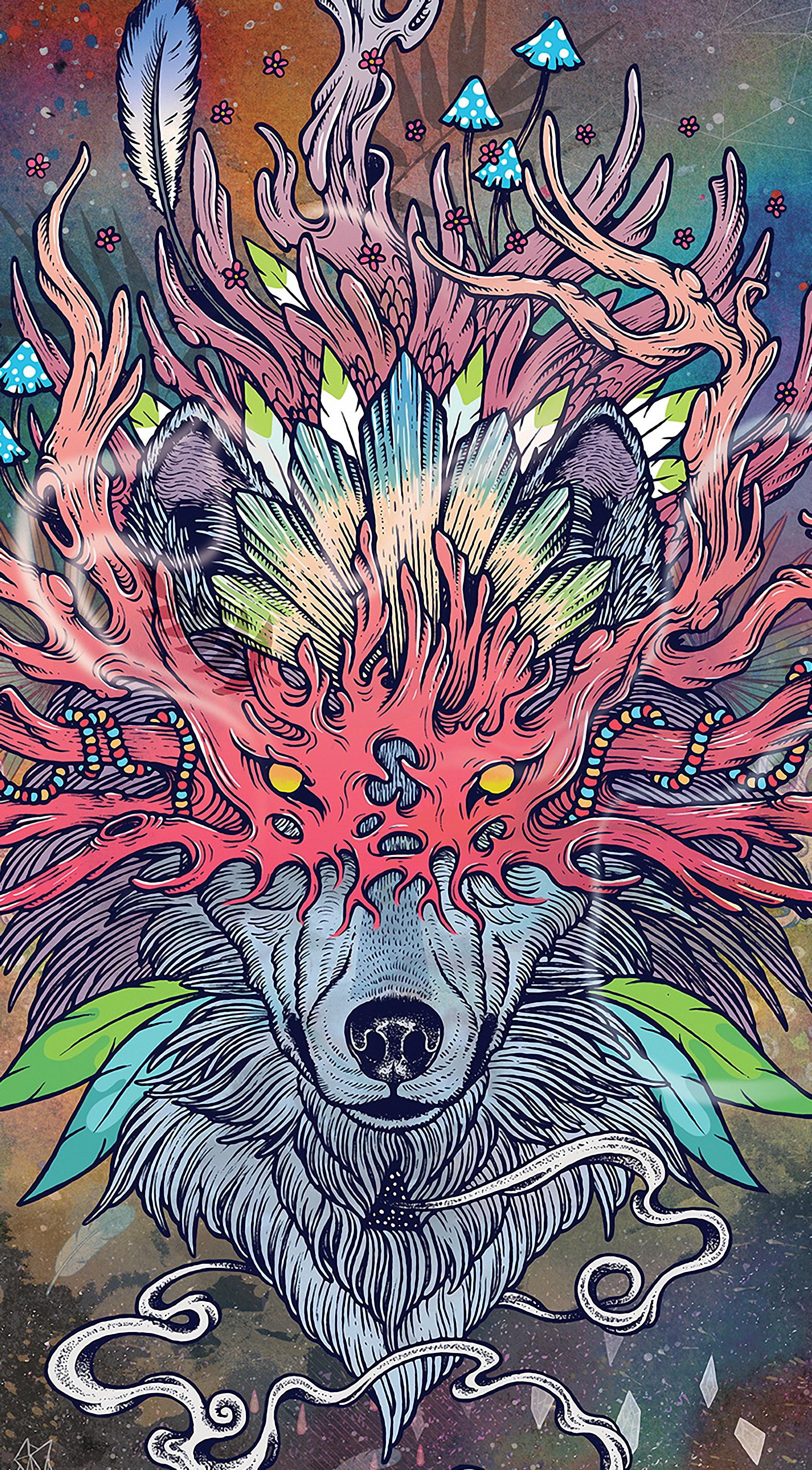 手绘山海经灵兽白泽everchangingstyle插画绘图数码艺术