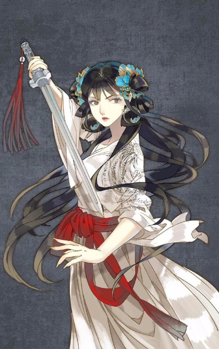 待她长发及腰公子娶她可好二次元古风长发美人特辑