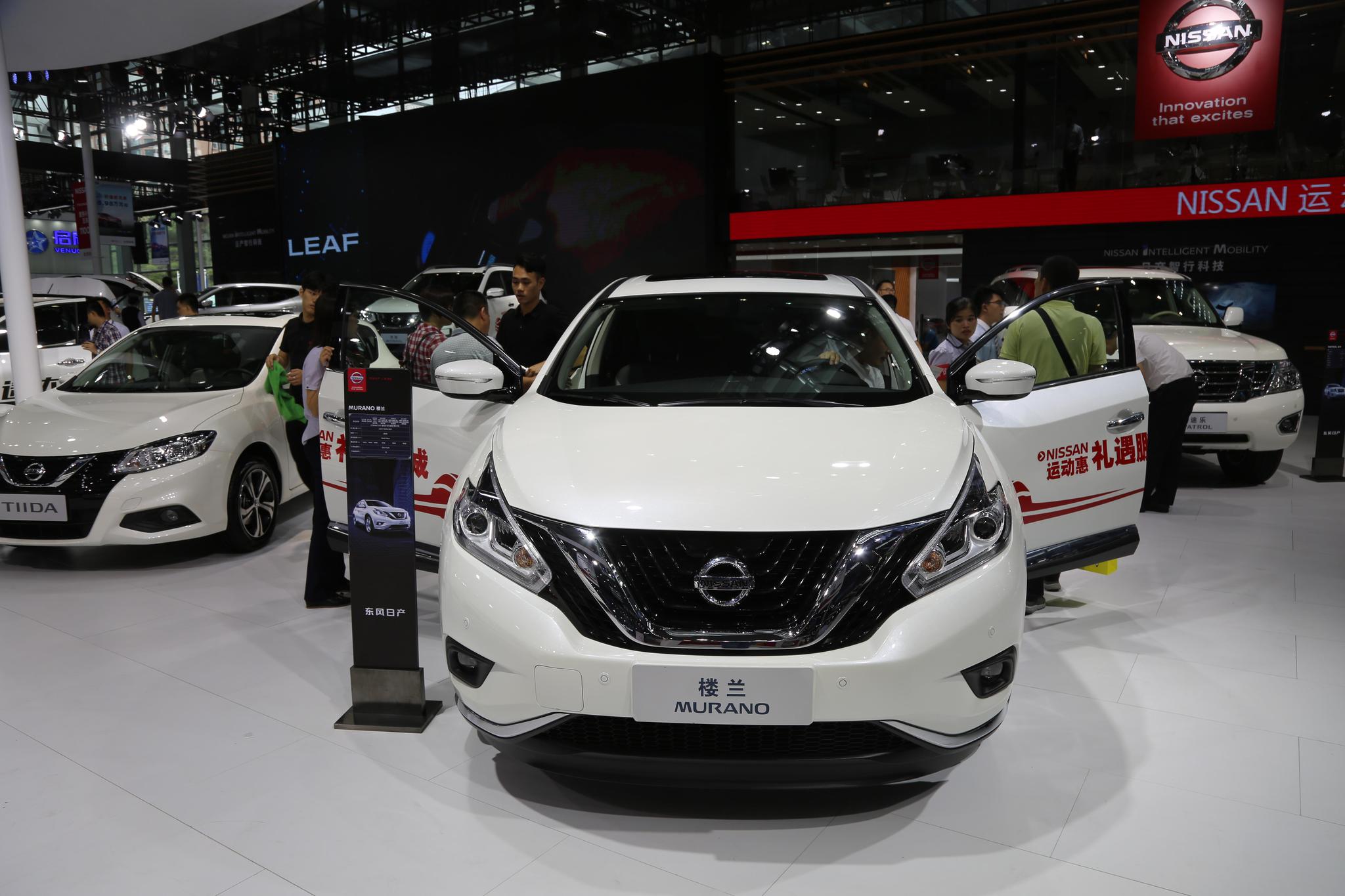 东风日产楼兰,30万级别大五座suv领潮者,车展实拍!