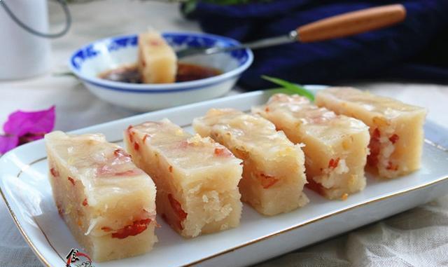 广东特色小吃"萝卜糕", 在家做并不难