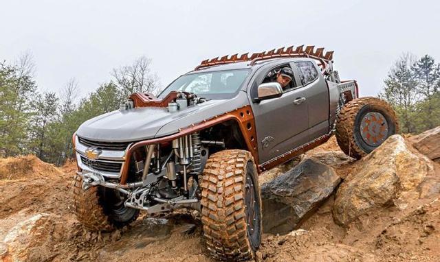 张牙舞爪的怪兽!雪佛兰科罗拉多皮卡另类改装案例赏析-新浪汽车