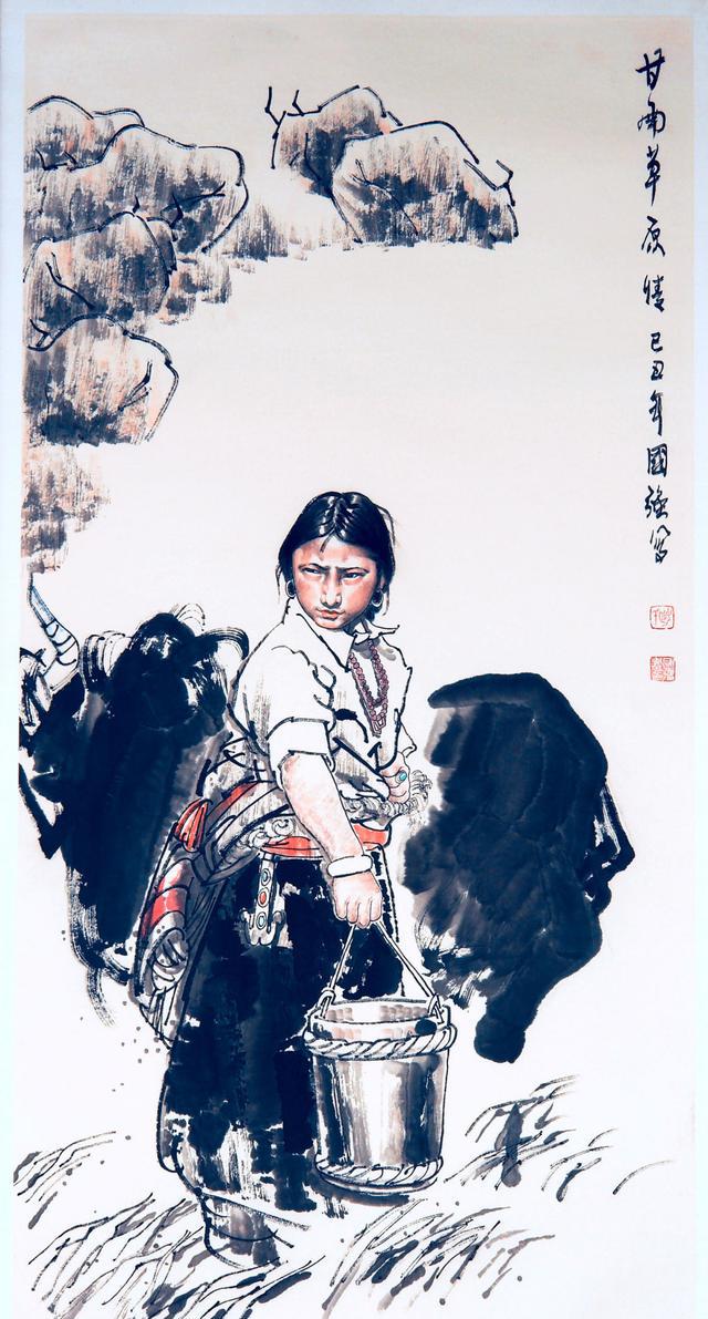 姬国强二十八幅人物作品画太美了